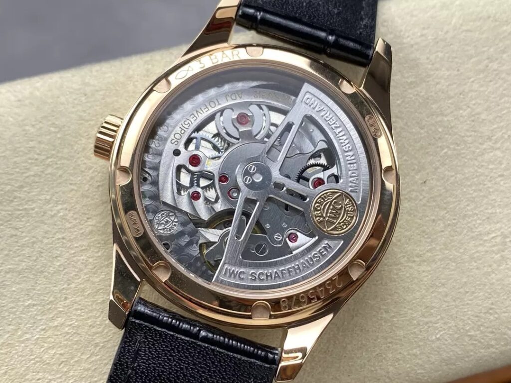 ĐỒNG HỒ IWC SCHAFFHAUSEN REPLICA IW358401 MẶT ĐEN NHÀ MÁY GR 41MM