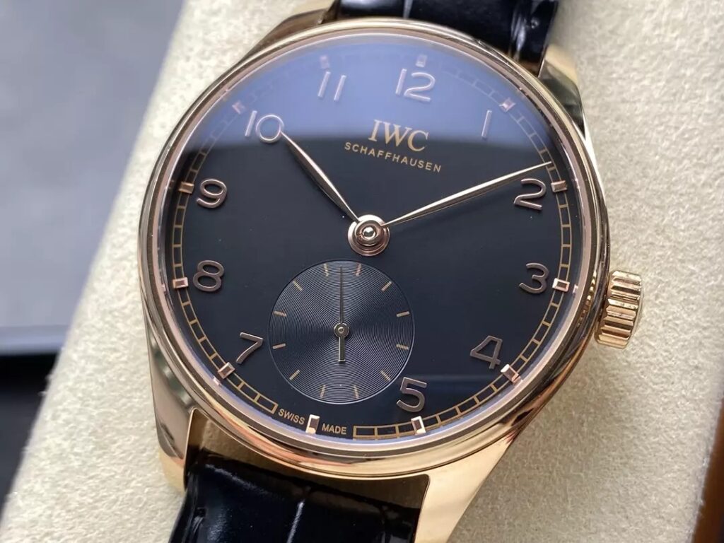 ĐỒNG HỒ IWC SCHAFFHAUSEN REPLICA IW358401 MẶT ĐEN NHÀ MÁY GR 41MM