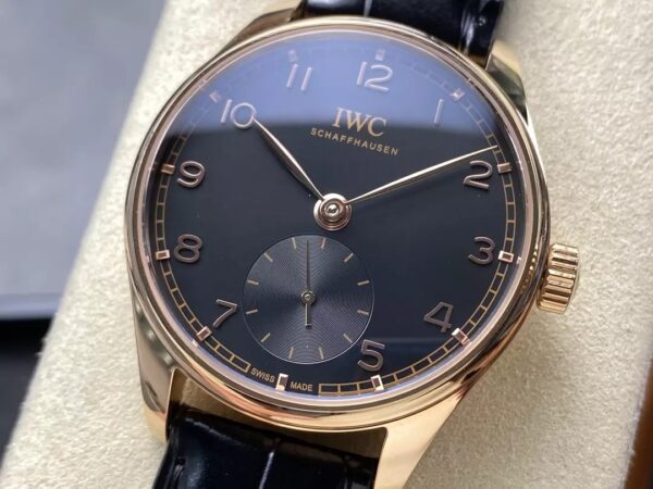 ĐỒNG HỒ IWC SCHAFFHAUSEN REPLICA IW358401 MẶT ĐEN NHÀ MÁY GR 41MM