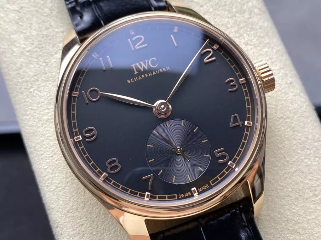 ĐỒNG HỒ IWC SCHAFFHAUSEN REPLICA IW358401 MẶT ĐEN NHÀ MÁY GR 41MM