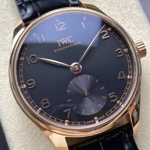 ĐỒNG HỒ IWC SCHAFFHAUSEN REPLICA IW358401 MẶT ĐEN NHÀ MÁY GR 41MM