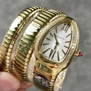 ĐỒNG HỒ NỮ BVLGARI REPLICA 11 SERPENTI 103002 YG NHÀ MÁY BV 35MM