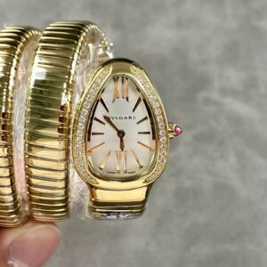 ĐỒNG HỒ NỮ BVLGARI REPLICA 11 SERPENTI 103002 YG NHÀ MÁY BV 35MM