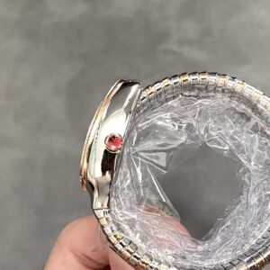 ĐỒNG HỒ NỮ BVLGARI SERPENTI 102680 RGSS FAKE MẶT ĐEN BVF 35MM (2)