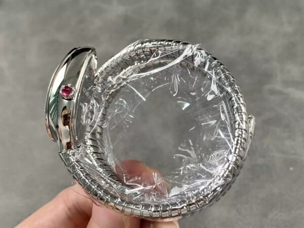 ĐỒNG HỒ NỮ BVLGARI SERPENTI 103819 SS REPLICA MẶT TRẮNG NHÀ MÁY BV 35MM