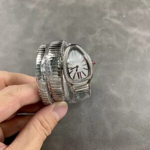 ĐỒNG HỒ NỮ BVLGARI SERPENTI 103819 SS REPLICA MẶT TRẮNG NHÀ MÁY BV 35MM