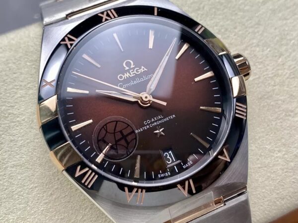 ĐỒNG HỒ OMEGA CONSTELLATION FAKE MẶT CHOCOLATE NHÀ MÁY V+ 41MM