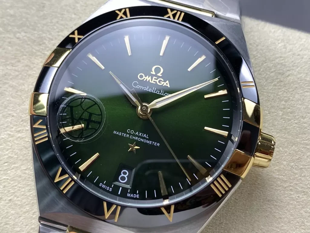 ĐỒNG HỒ OMEGA CONSTELLATION REPLICA MẶT OMBRE DEMI NHÀ MÁY V+ 41MM