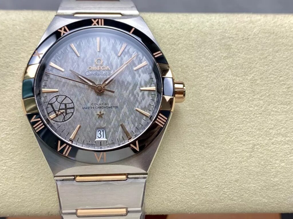 ĐỒNG HỒ OMEGA CONSTELLATION REPLICA MẶT THIÊN THẠCH NHÀ MÁY V+ 41MM