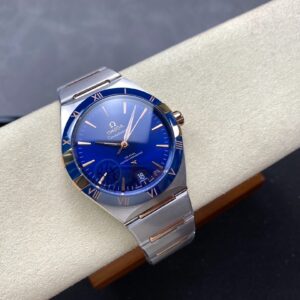 ĐỒNG HỒ OMEGA CONSTELLATION REPLICA MẶT XANH NHÀ MÁY V+ 41MM