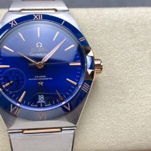 ĐỒNG HỒ OMEGA CONSTELLATION REPLICA MẶT XANH NHÀ MÁY V+ 41MM