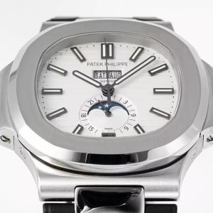 ĐỒNG HỒ PATEK PHILIPPE 5726A NAUTILUS REPLICA MẶT TRẮNG NHÀ MÁY PPF 40.5MM