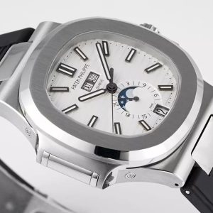 ĐỒNG HỒ PATEK PHILIPPE 5726A NAUTILUS REPLICA MẶT TRẮNG NHÀ MÁY PPF 40.5MM