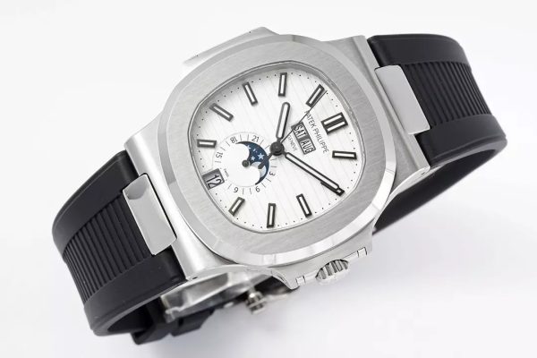 ĐỒNG HỒ PATEK PHILIPPE 5726A NAUTILUS REPLICA MẶT TRẮNG NHÀ MÁY PPF 40.5MM