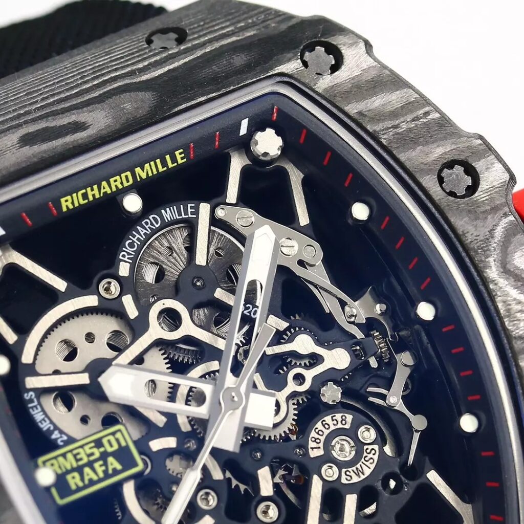 ĐỒNG HỒ RICHARD MILLE RM35-01 REPLICA RAFAEL NADAL V2 NHÀ MÁY BBR 44MM 