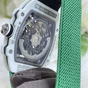 ĐỒNG HỒ RICHARD MILLE RM67-02 REPLICA V3 CARBON TRẮNG 38,7X47,52MM