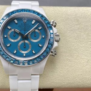 ĐỒNG HỒ ROLEX DAYTONA REPLICA FULL CERAMIC MẶT XANH NHÀ MÁY IPK 40MM