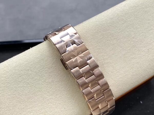 ĐỒNG HỒ VACHERON CONSTANTIN REPLICA MẶT TRẮNG VÀNG HỒNG GRF 41MM