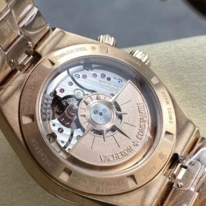 ĐỒNG HỒ VACHERON CONSTANTIN REPLICA MẶT TRẮNG VÀNG HỒNG GRF 41MM