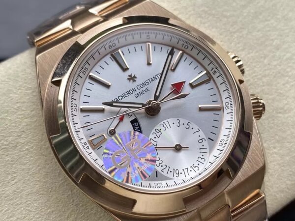 ĐỒNG HỒ VACHERON CONSTANTIN REPLICA MẶT TRẮNG VÀNG HỒNG GRF 41MM