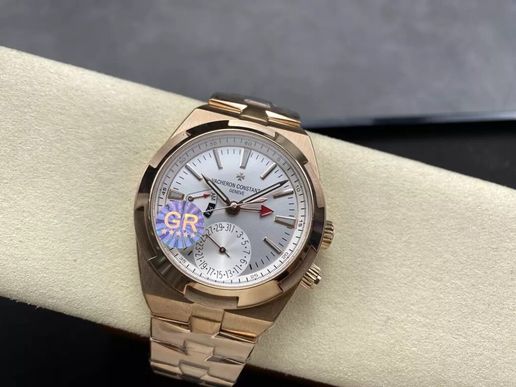 ĐỒNG HỒ VACHERON CONSTANTIN REPLICA MẶT TRẮNG VÀNG HỒNG GRF 41MM