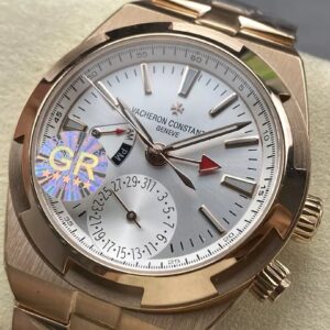 ĐỒNG HỒ VACHERON CONSTANTIN REPLICA MẶT TRẮNG VÀNG HỒNG GRF 41MM