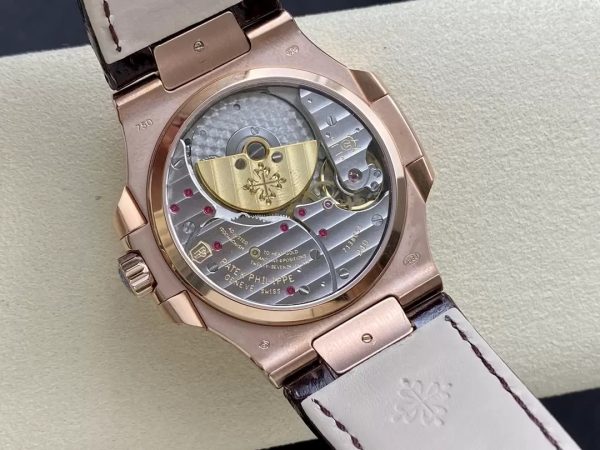 ĐỒNG HỒ PATEK PHILIPPE 5724R REPLICA 11 MẶT ĐEN MẠ VÀNG NHÀ MÁY GR 41MM