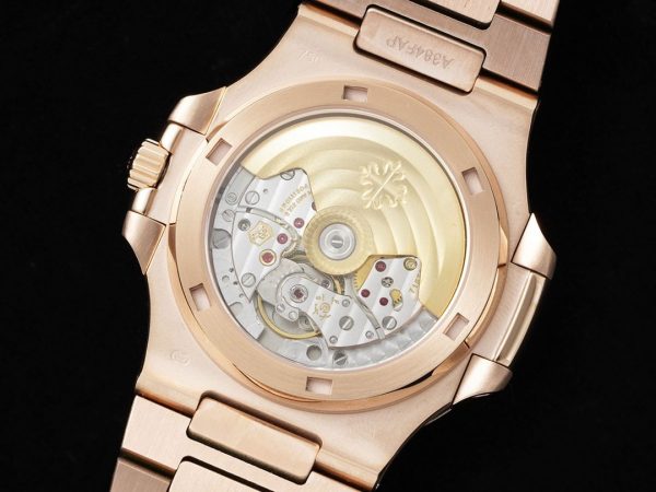 ĐỒNG HỒ PATEK PHILIPPE NAUTILUS 5723 REPLICA MẠ VÀNG HỒNG ĐÁ RUBY TÍM 40MM