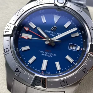 ĐỒNG HỒ BREITLING 1884 REPLICA 11 AVENGER GMT BLUE DIAL NHÀ MÁY BLS 44MM (1)