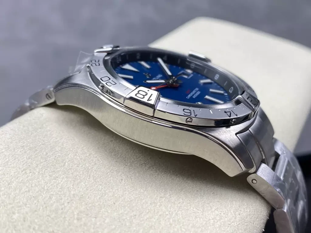 ĐỒNG HỒ BREITLING 1884 REPLICA 11 AVENGER GMT BLUE DIAL NHÀ MÁY BLS 44MM (1)