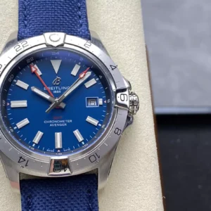 ĐỒNG HỒ BREITLING AVENGER 1884 REPLICA MẶT XANH BLUE NHÀ MÁY BLS 44MM (1)