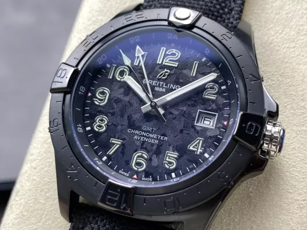 ĐỒNG HỒ BREITLING AVENGER GMT REPLICA MẶT THIÊN THẠCH NHÀ MÁY BLS 44MM (1)