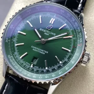 ĐỒNG HỒ BREITLING NAVITIMER FAKE 11 MẶT XANH GREEN NHÀ MÁY BLS 41MM (1)