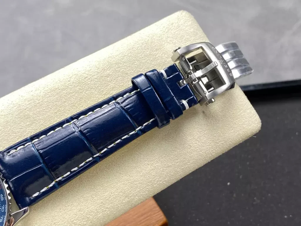 ĐỒNG HỒ BREITLING NIVITIMER REPLICA MẶT XANH BLUE NHÀ MÁY BLS 41MM (1)