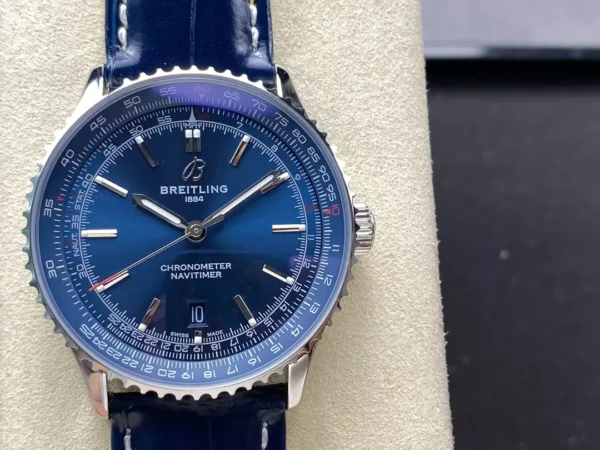 ĐỒNG HỒ BREITLING NIVITIMER REPLICA MẶT XANH BLUE NHÀ MÁY BLS 41MM (1)