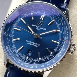 ĐỒNG HỒ BREITLING NIVITIMER REPLICA MẶT XANH BLUE NHÀ MÁY BLS 41MM (1)