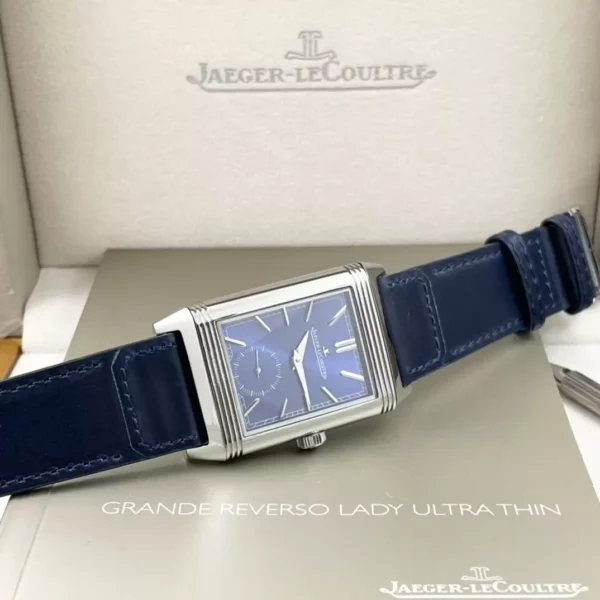 ĐỒNG HỒ JAEGER-LECOULTRE 3988482 REPLICA 11 DÂY DA XANH NHÀ MÁY MG 29MM (1)