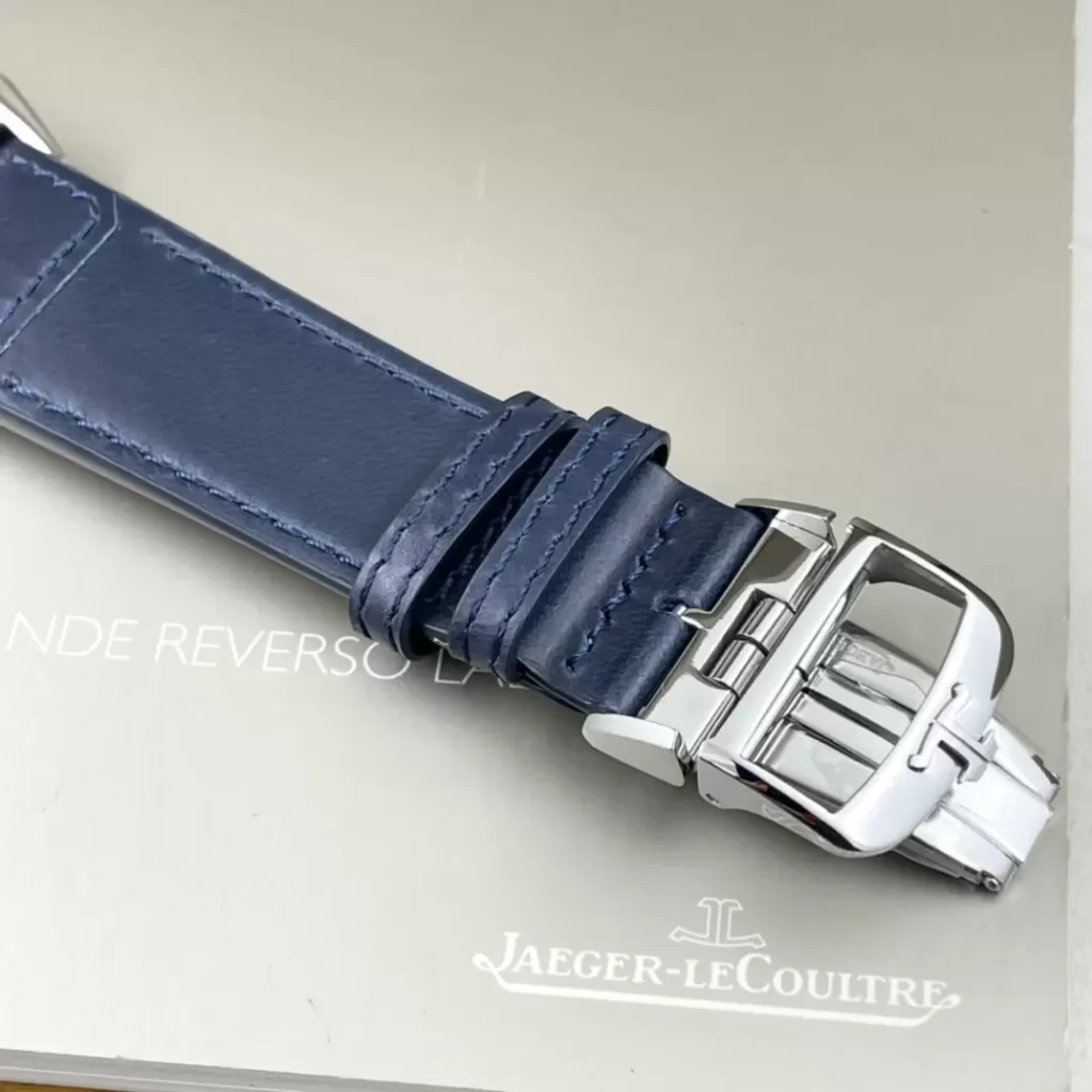 ĐỒNG HỒ JAEGER-LECOULTRE 3988482 REPLICA 11 DÂY DA XANH NHÀ MÁY MG 29MM (1)