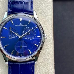 ĐỒNG HỒ JAEGER-LECOULTRE FAKE 11 MẶT XANH MASTER ULTRA THIN NHÀ MÁY GF 39MM