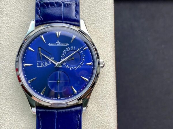 ĐỒNG HỒ JAEGER-LECOULTRE FAKE 11 MẶT XANH MASTER ULTRA THIN NHÀ MÁY GF 39MM