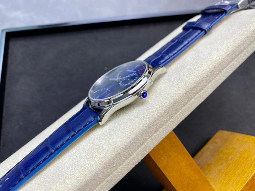 ĐỒNG HỒ JAEGER-LECOULTRE FAKE 11 MẶT XANH MASTER ULTRA THIN NHÀ MÁY GF 39MM