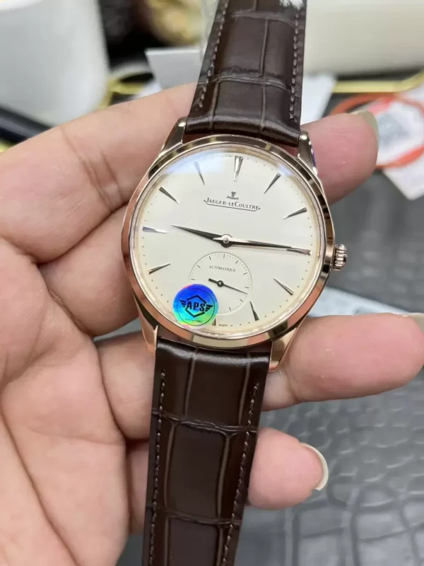 ĐỒNG HỒ JAEGER-LECOULTRE MASTER REPLICA 11 MẶT TRẮNG NHÀ MÁY APS 39MM (1)