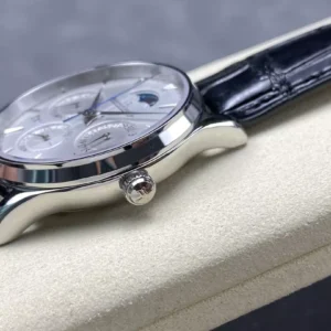 ĐỒNG HỒ JAEGER-LECOULTRE MASTER ULTRA THIN PERPETUAL CALENDAR MẶT BẠC REPLICA 39MM