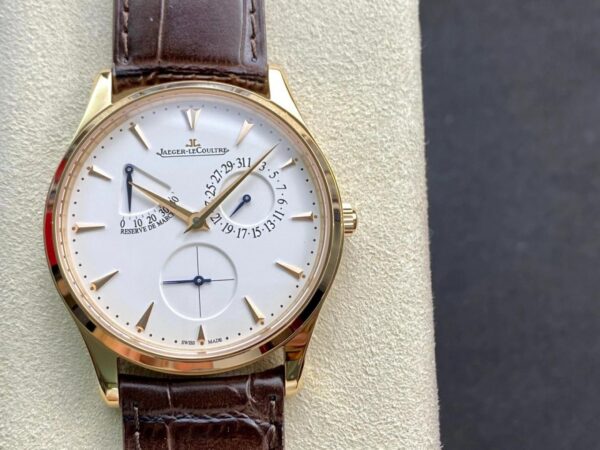 ĐỒNG HỒ JAEGER-LECOULTRE MASTER ULTRA THIN REPLICA MẠ VÀNG HỒNG MẶT TRẮNG GF 39MM (1)