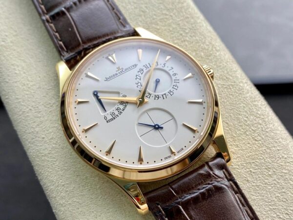 ĐỒNG HỒ JAEGER-LECOULTRE MASTER ULTRA THIN REPLICA MẠ VÀNG HỒNG MẶT TRẮNG GF 39MM (1)