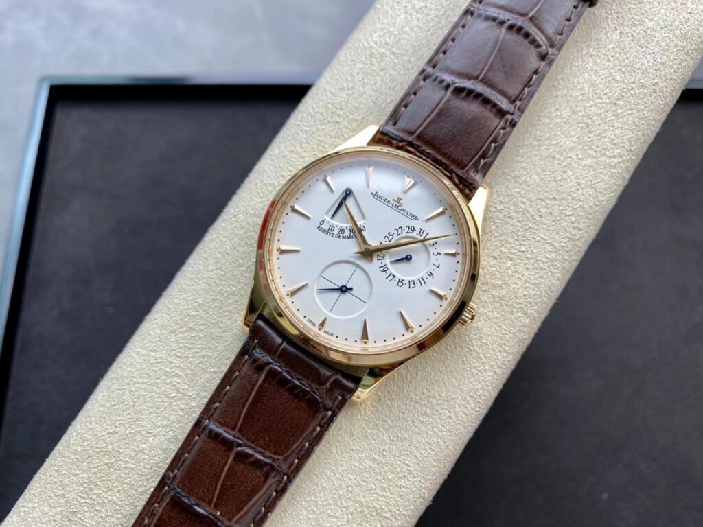 ĐỒNG HỒ JAEGER-LECOULTRE MASTER ULTRA THIN REPLICA MẠ VÀNG HỒNG MẶT TRẮNG GF 39MM (1)