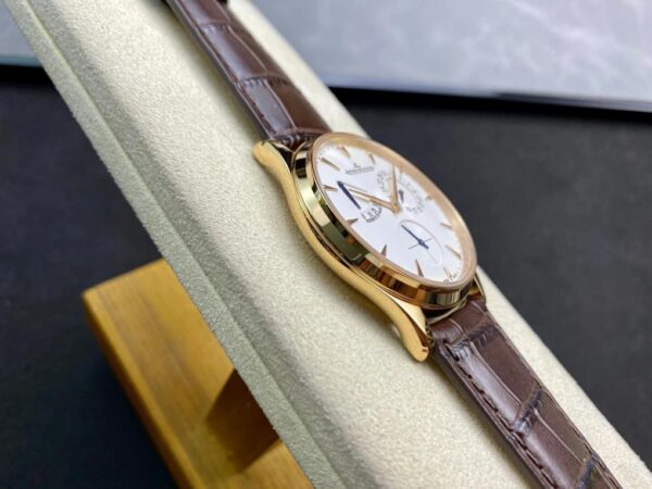 ĐỒNG HỒ JAEGER-LECOULTRE MASTER ULTRA THIN REPLICA MẠ VÀNG HỒNG MẶT TRẮNG GF 39MM (1)