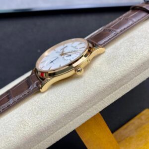 ĐỒNG HỒ JAEGER-LECOULTRE MASTER ULTRA THIN REPLICA MẠ VÀNG HỒNG MẶT TRẮNG GF 39MM (1)