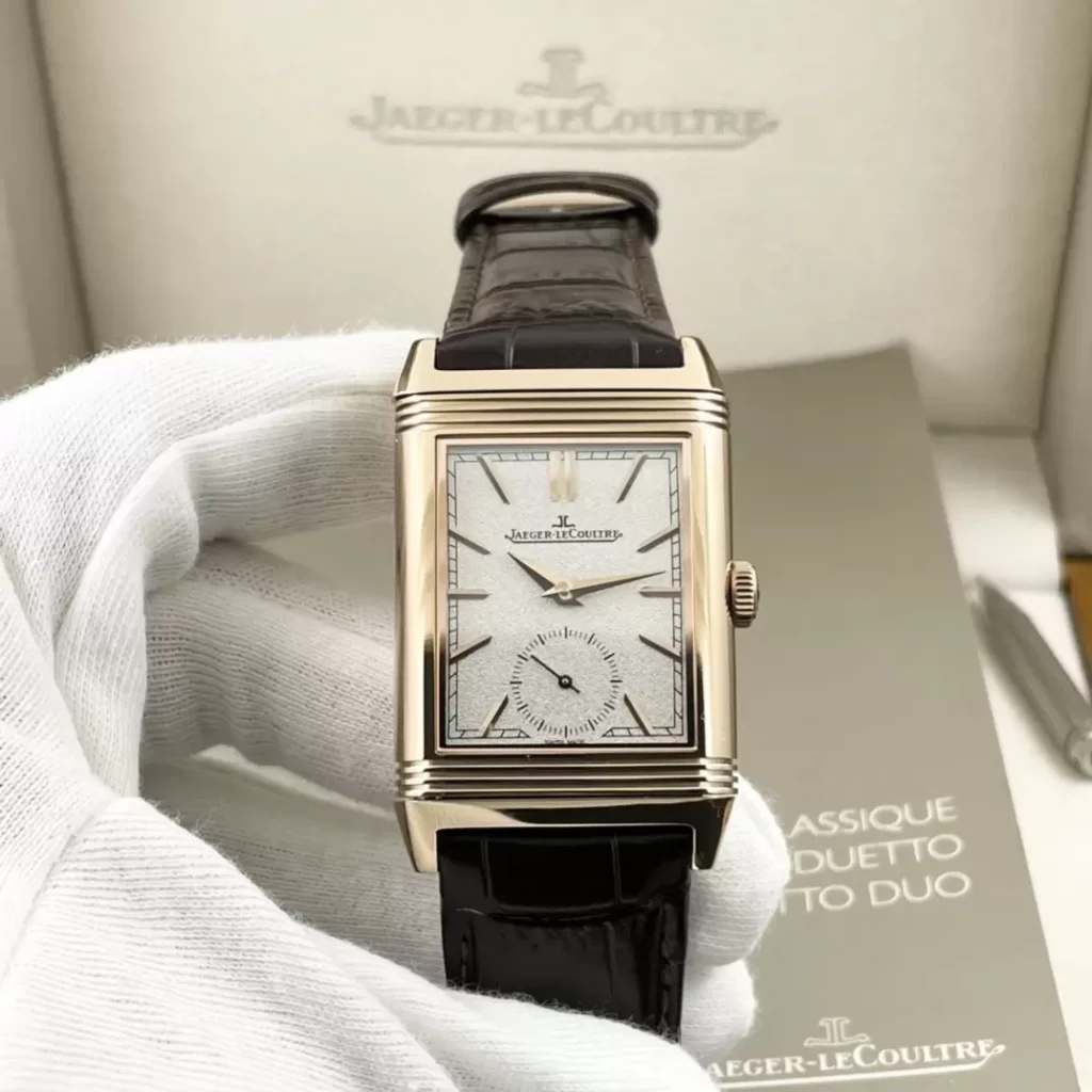 ĐỒNG HỒ JAEGER-LECOULTRE MẶT LẬT REVERSO FAKE 11 DÂY DA NHÀ MÁY MG 29MM