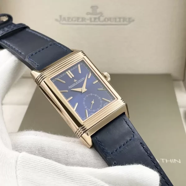 ĐỒNG HỒ JAEGER-LECOULTRE MẶT XANH BLUE REVERSO FAKE 11 NHÀ MÁY MG 29MM (1)